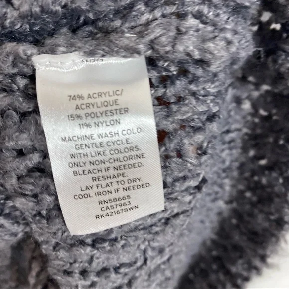 Susina Boucle Chunky Knit V Neck Oversize Sweater 1X - Picture 5 of 6